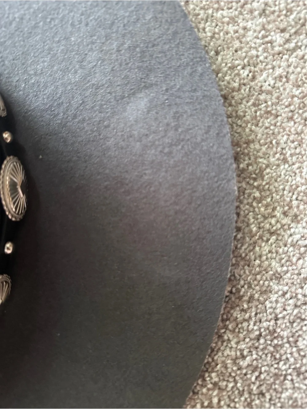 Shyanne Brown Felt Fedora Hat